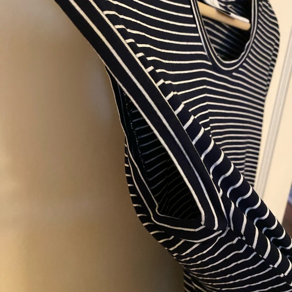 SLSF Navy and white striped tank- Size Small - Picture 10 of 12